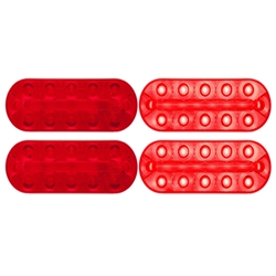 HD500 ™  6” Sealed LED Red Stop/Turn/Tail Light Pair