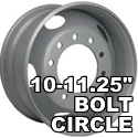 Heavy Duty Truck and Trailer Wheels with a 10-11.25" Bolt Circle
