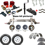 3,500 lbs. Torsion Brake Axle Trailer Kit (14" Wheels)