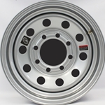Sixteen Inch Silver Modular 8-6.5" Bolt Circle Wheel - 128702GCC