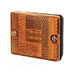 Amber Square LED Marker/Clearance Light
