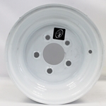 Ten Inch Four Lug White Trailer Wheel - 51000