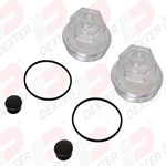 Pair of Oil Caps for Dexter® 10,000 lbs. General Duty Trailer Axle - K71-704-00