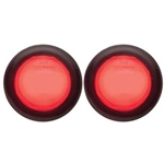 Red GloLight™ Uni-Lite™ 3/4”LED Non-Directional Marker/Clearance Light Pair