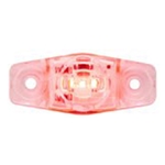 Clear Lens Red Mini Sealed LED Horizontal-Vertical  Marker/Clearance Light