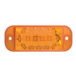 Amber LED Intermediate Side Marker Light with Supplemental Mid-Ship Turn