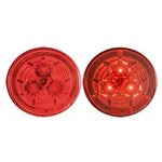 Red Miro-Flex™ 2.5” Round Sealed LED Marker/Clearance Light - MCL-51RBK
