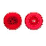 GloLight™ 2.5” Round Sealed Red LED Marker/Clearance Light - MCL157RBK