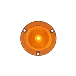 2.5" Round Amber Marker/Clearance Light With Locking Clip