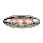Clear Lens Millennium Series 4” Sealed LED Marker/Clearance Light Amber - 00212702BK