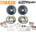 5-4.75" Bolt Circle 3,500 lbs. TruRyde® Trailer Axle Hydraulic Brake Kit with Timken® Bearings - BK5475HYD-TK