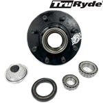 TruRyde® 8-6.5" Bolt Circle Oil Trailer Hub 5/8" Studs with Parts for an 8,000 lbs. Trailer Axle - RVI8K865580
