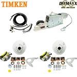 MAXX KIT Hydraulic Actuator 3,500 lbs. Integral Disc Brake Kit for a Single Axle with MAXX Dacromet Calipers and Timken® Bearings - DMK35IM1ACT-TK
