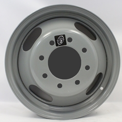 16" Steel Dual wheel with 8-6.5" bolt circle 4.60" center bore - X45477C