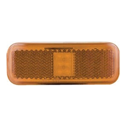 Amber Rectangular Thin Line LED Marker/Clearance Light - MCL-44AB