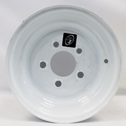 Ten Inch Four Lug White Trailer Wheel - 51000