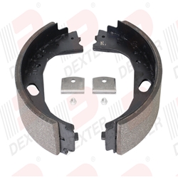 Replacement Electric Brake Shoes for 7,200 lbs. Dexter® 12 1/4" x 2 1/2" with Stamped Backing Plate - K71-410-00