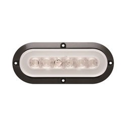 GloLight™ 6” 22-LED Surface Mount Clear Stop/Turn/Taillights - STL178RCCFPB