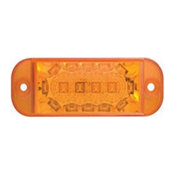 Amber LED Intermediate Side Marker Light with Supplemental Mid-Ship Turn - MCL48AB