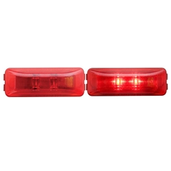 FLEET Count™ Thinline Sealed Red LED Marker/Clearance Light - MCL-61RBK