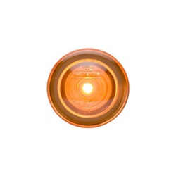 3/4" Sealed Amber LED Marker/Clearance Light with Theft-Deterrent Design - MCL11SAK1BK
