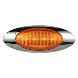 Millennium Series 6.5” Sealed LED Marker/Clearance Light Yellow - 00212307BK