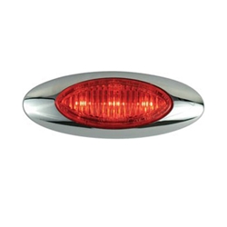Millennium Series 4” Sealed LED Marker/Clearance Light Red - 00212701BK