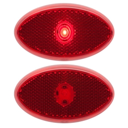 1-LED Red marker/clearance light - MCL0028RBB