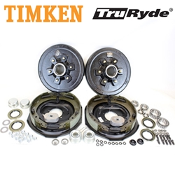 6-5.5" Bolt Circle 5,200 lbs. TruRyde® Trailer Axle Electric Brake Kit with Timken Bearings - BK13ELE-TK