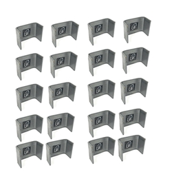 20 Pack 2 X 4 Weld On Stake Pocket - 2X4SP-20